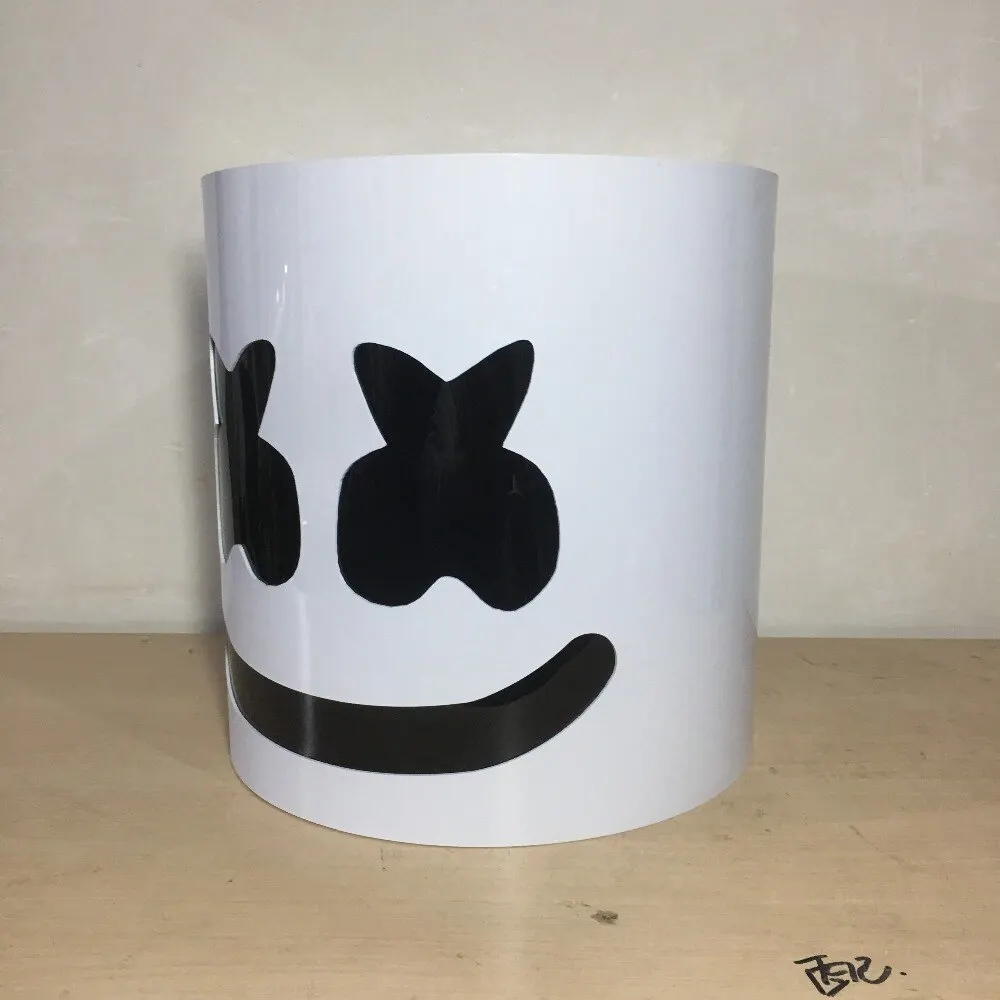 ПВХ DJ Marshmallow маска Marshmello шлем ночной клуб Диско сценическое шоу Танцевальное представление высокое качество