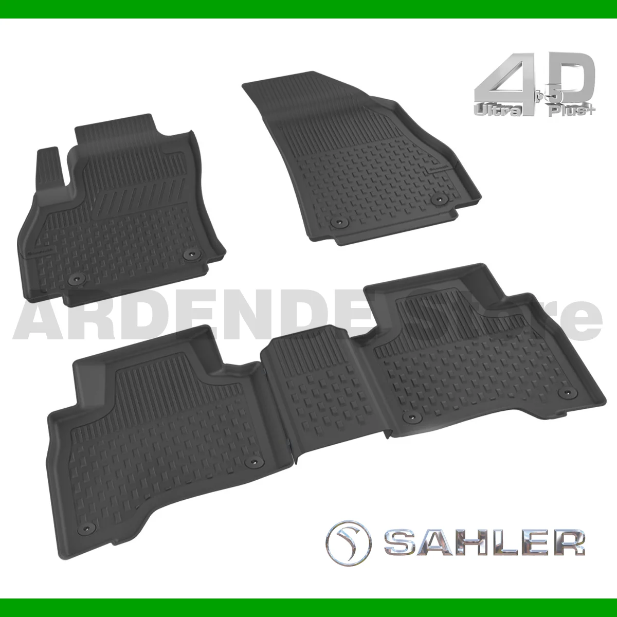 Sahler 4.5D Nissan Qashqai после 2014 Совместимость резиновые автомобильные коврики