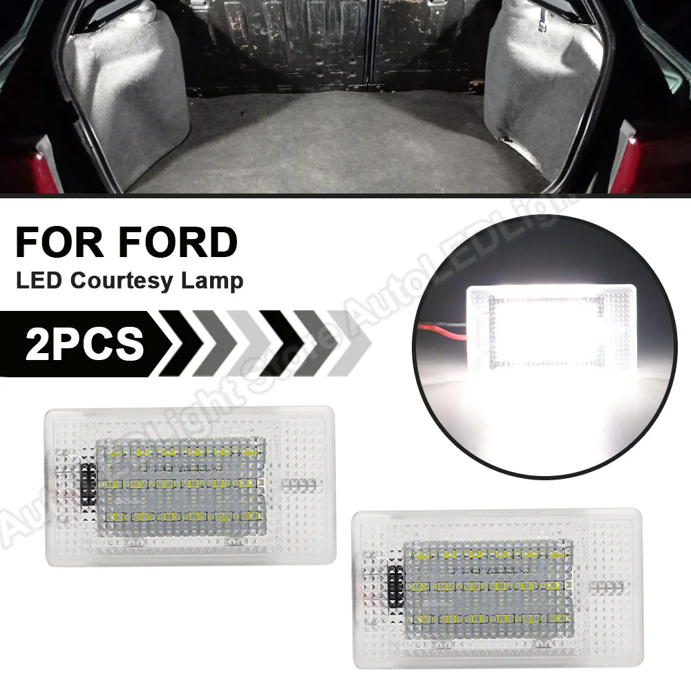 For Ford Fiesta Galaxy Mondeo Sierra Focus MK2 Puma Escort Fusion C-Max Granada LED Interior Boot Trunk Luggage Light
