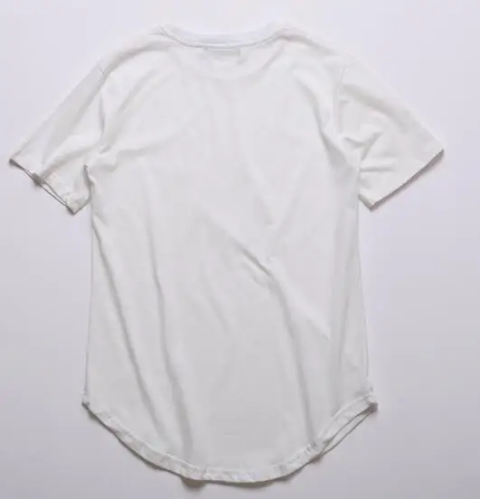 Длинная низкая футболка в стиле хип-хоп 2020 модный мужской топ Весенняя мужская