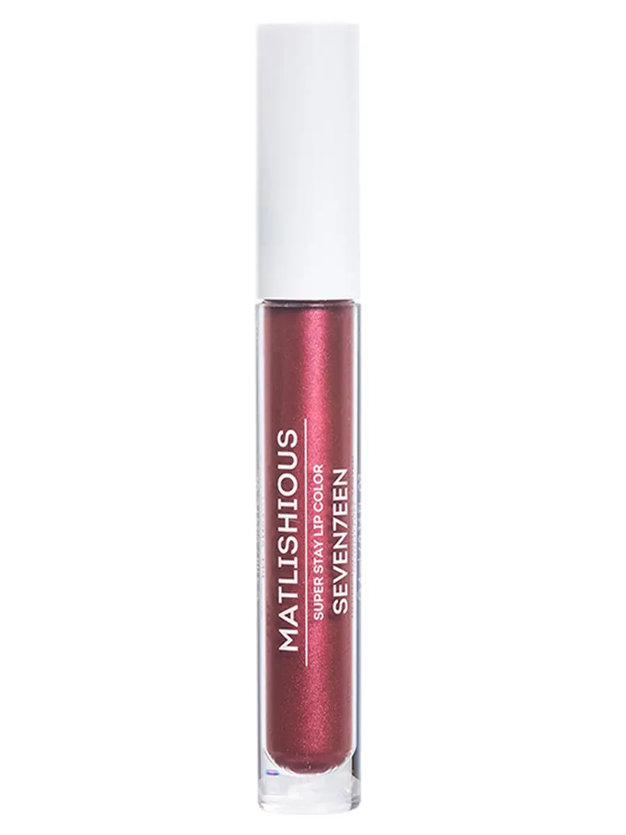 SEVENTEEN Matlishious Super Stay Lip Color Жидкая помада-блеск т.14 Бордовый с искрой 4 мл