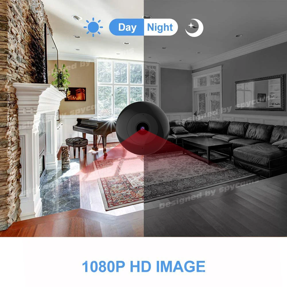 WI FI мини камера HD 1080P Инфракрасный Ночное видение для подводной съемки на глубине