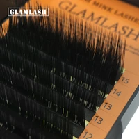 faux mink eyelash extension lllcldlumn individual eyelash matte black russian volume private label lashes make up tools
