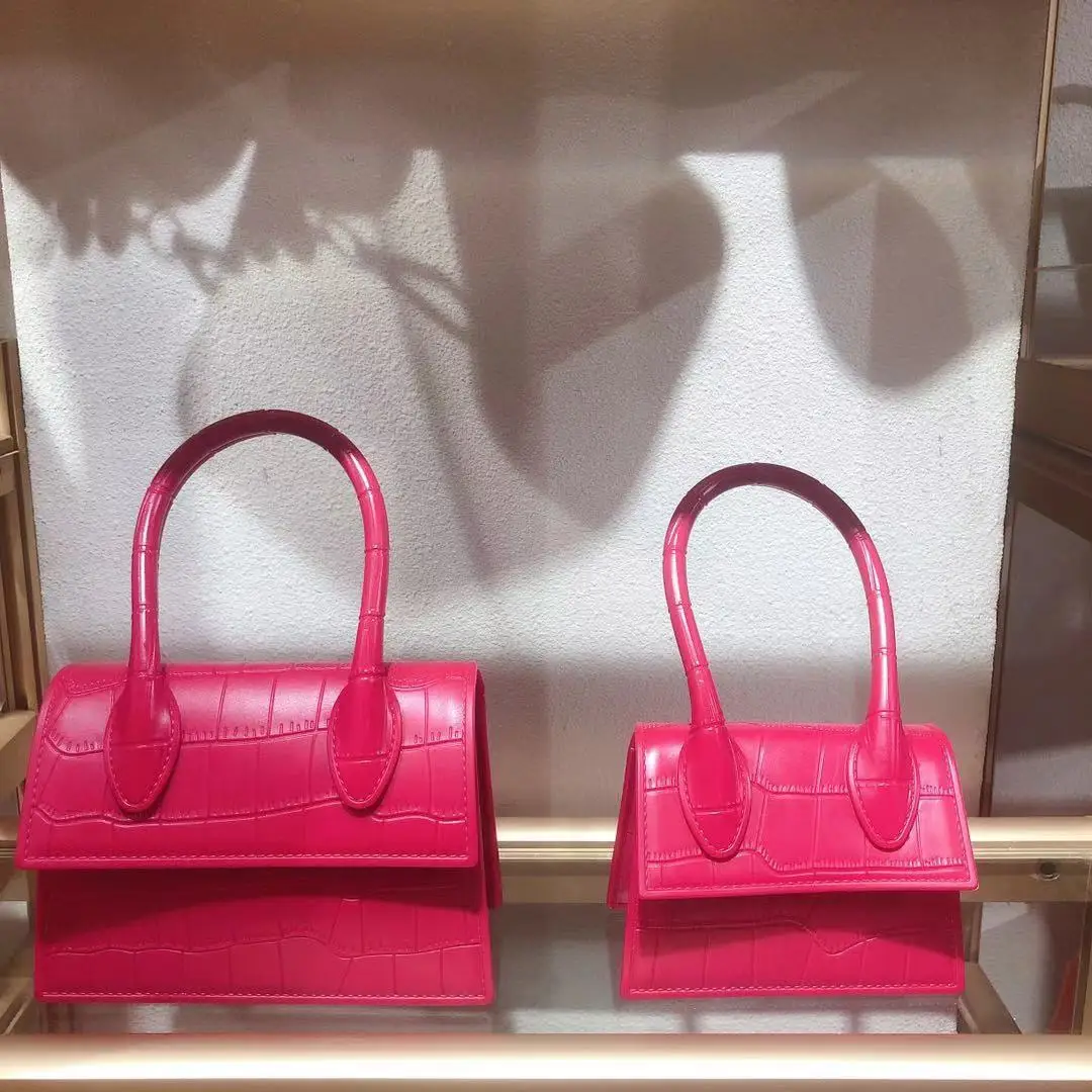 

2021 Summer Hot Style Hit Color PVC Jelly Bag Macaroon Candy Long Shoudler Handbag Shoulder Diagonal Female Bag Sweet CrossBody