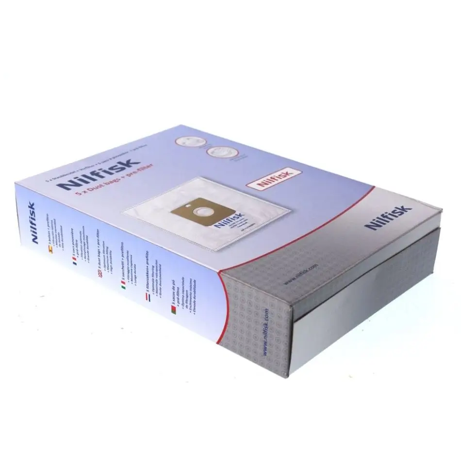 Пылесборник нетканый для Nilfisk Go Series Coupe force 60 66 788602600 (1 упаковка)|Запчасти пылесоса|