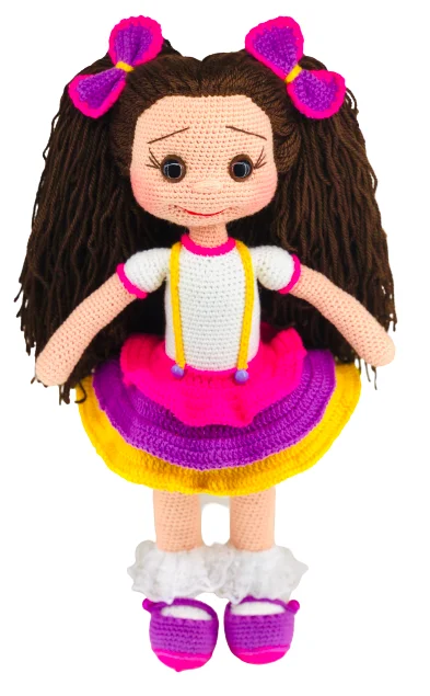 Одежда для куклы в винтажном стиле амигуруми органические вязаная игрушка