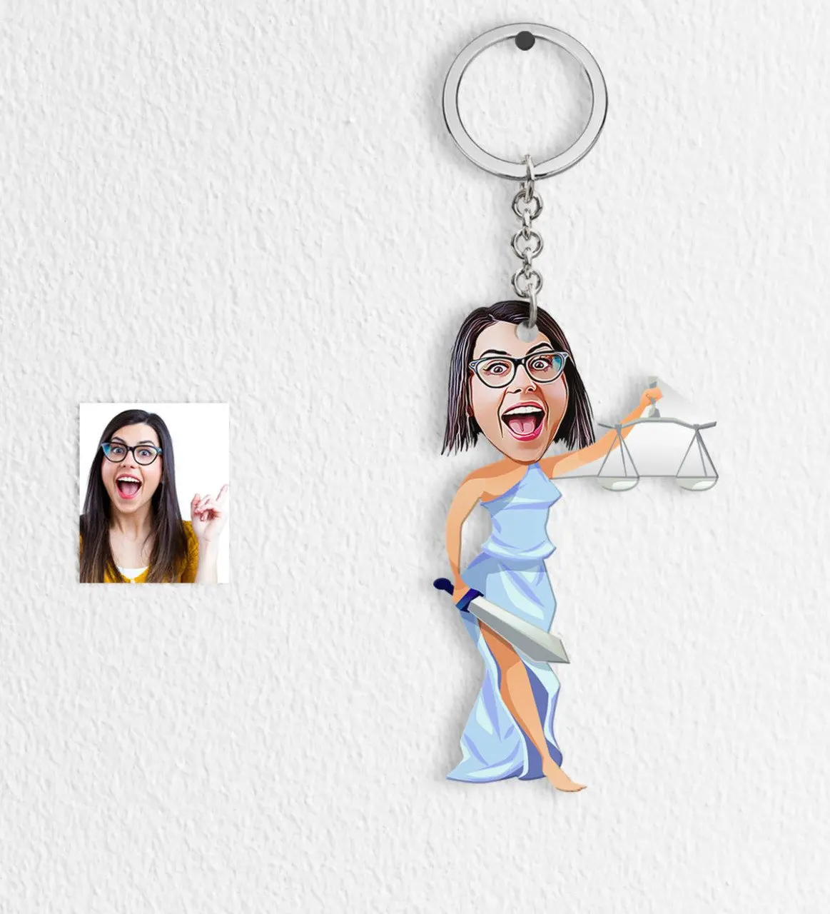 

Персонализированные Женские Keychain-1 с героями мультфильмов