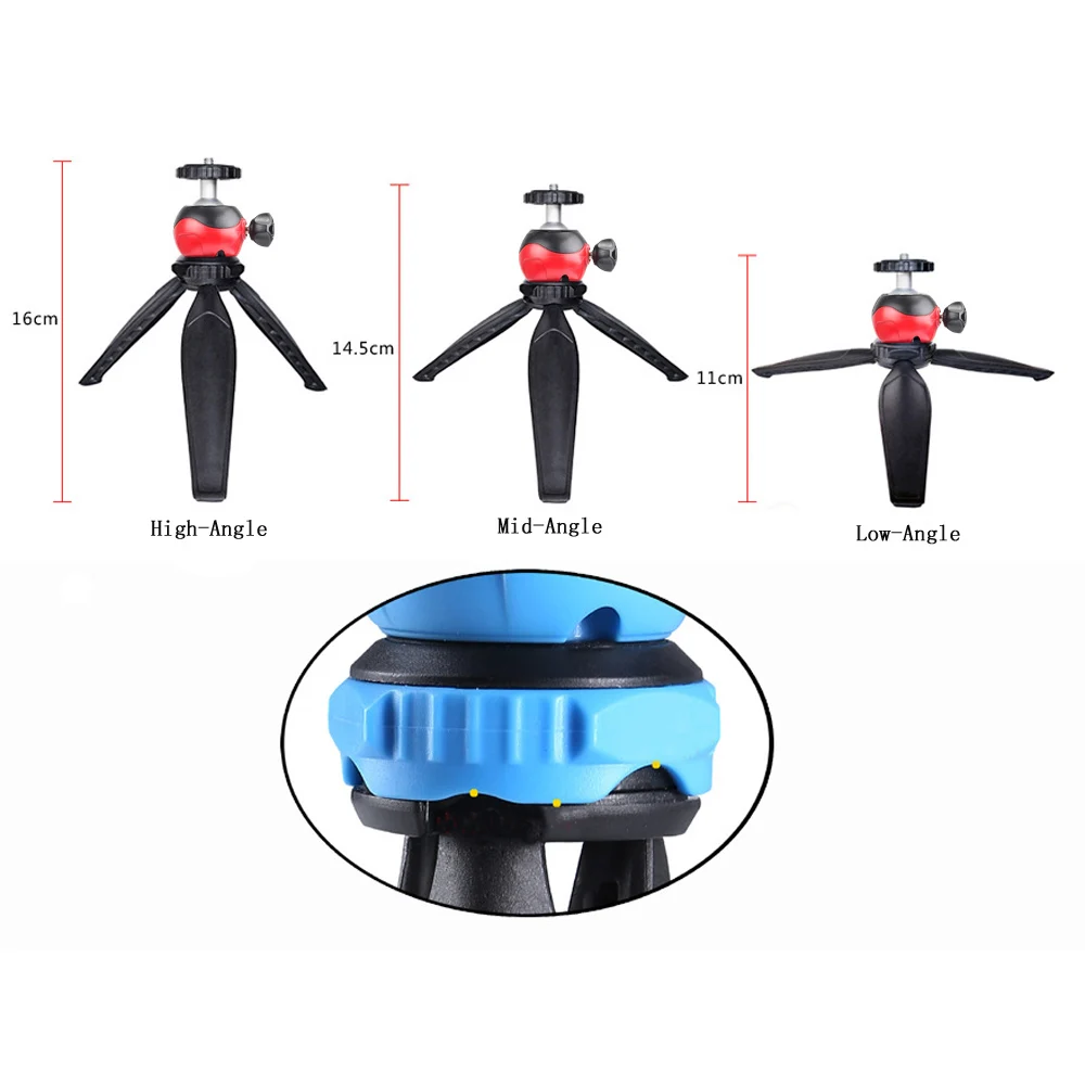 Мини настольная подставка для маленького телефона настольный Трипод Vlog Youtuber