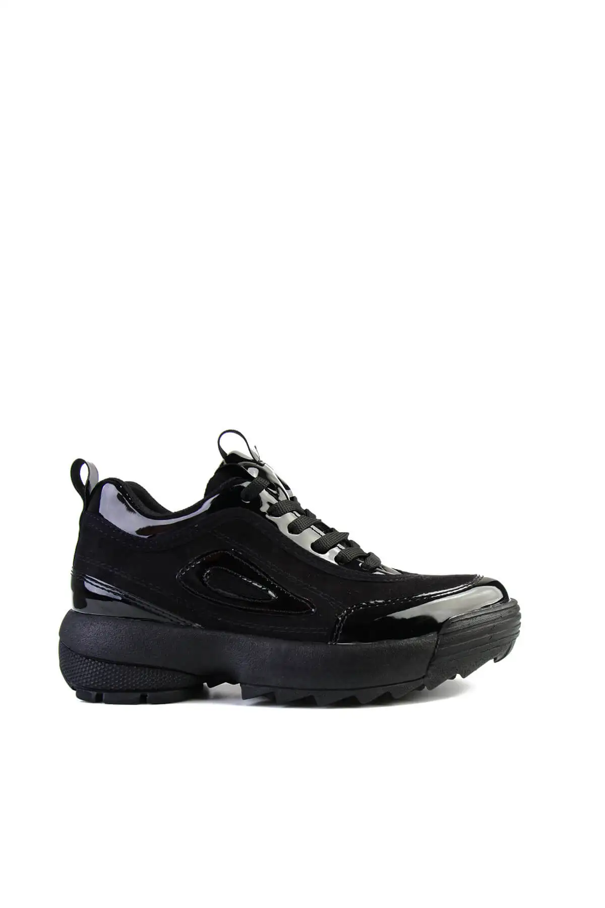 Bambi Black Suede Patent leather Women 'S Casual Shoes G0521204009 | Обувь