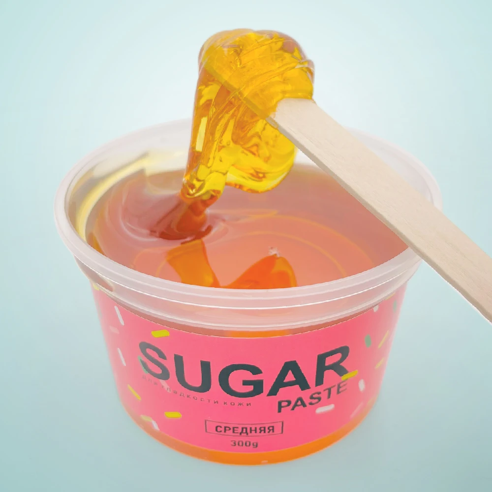BIETTE Сахарная паста для шугаринга Средняя 300 гр / Комфортное удаление волос в