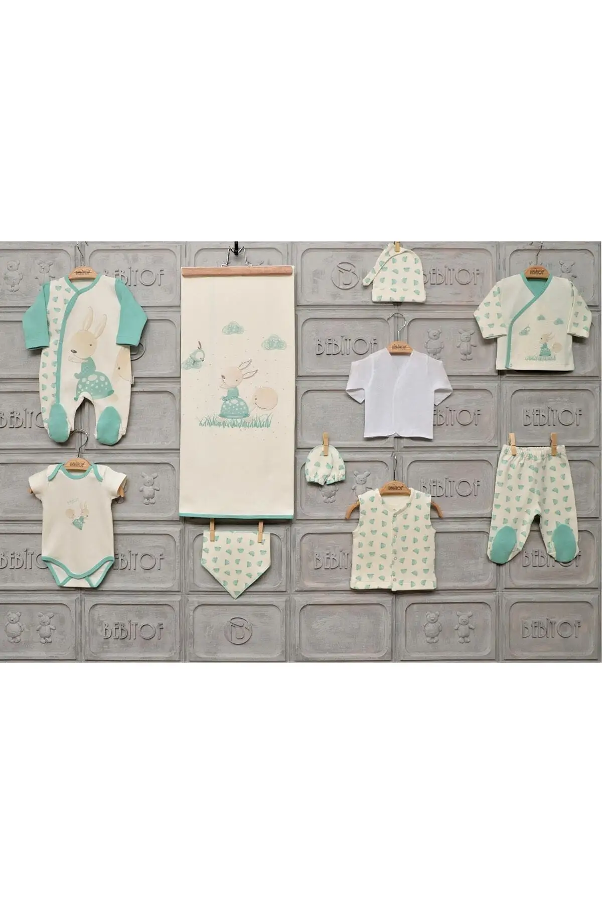 

Newborn Essentials Baby Boy Girl Clothing 10 Pcs Set Soft 100% Cotton Baby Gift Layette Hospital Outfit Baby Set 0-3 Months Baby