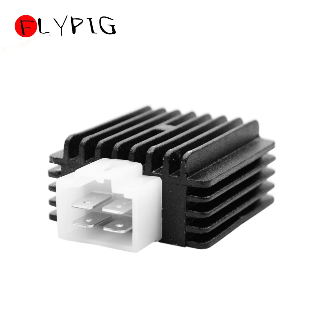 12V мотоциклов Напряжение Регулятор выпрямителя 4Pin для 50cc-125cc GY6 50cc 60cc 80cc 125cc 150cc Скутер мопед Go Kart ATV H055-002 - Цвет: TSX-RC101