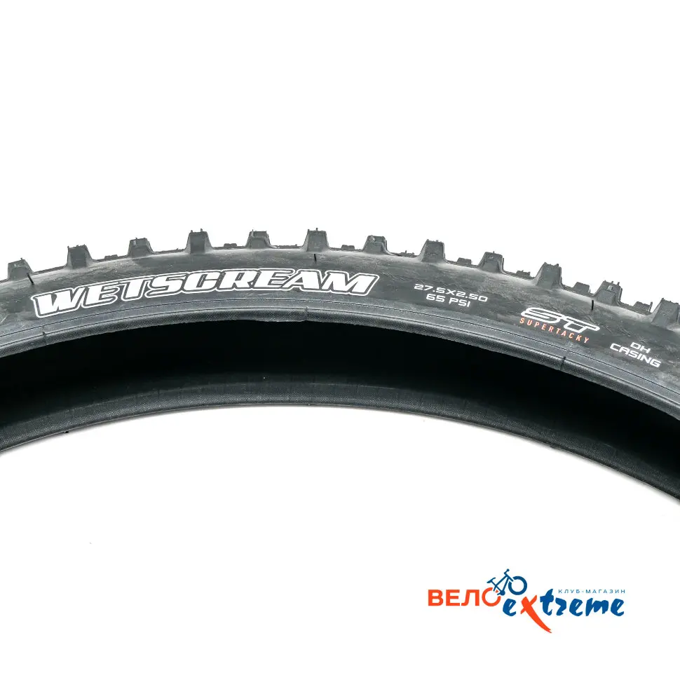 Шина велосипедная MAXXIS WETSCREAM 27.5X2.5 M137 W TT DK60X2 BK 474+477 3B 3LY|Велосипедные шины| |