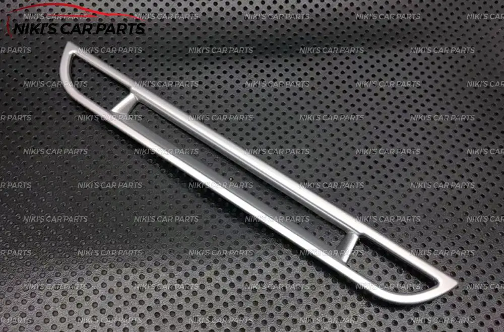 Накладка мини панель управления серебристая для Mazda CX5 2017 2019 пластиковая формовка