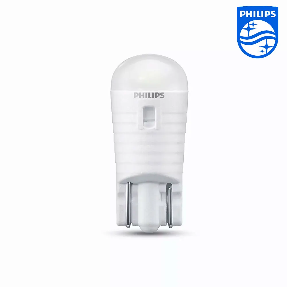Светодиодная лампа Philips W5W T10 (W2 1x9 5d) Ultinon Pro3000 LED 6000K (2 шт.) 11961U30CWB2 | Автомобили и