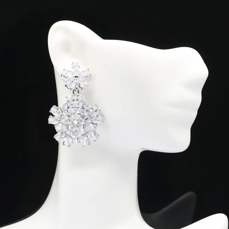 41x27 мм 2020 Новое поступление создан белый яркий кубического циркония подарок к