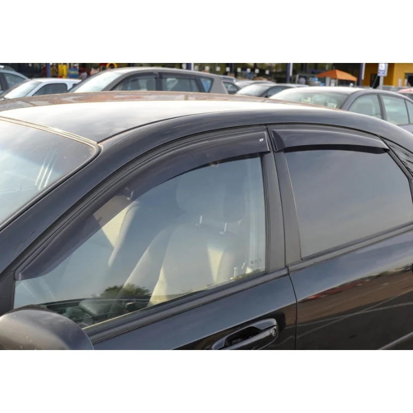 Wind Visor Deflectors Cobra Tuning C30703- Car Ventvisor Door Side - Window Air Guard for Protection Against Snow Sun and Rain Compatible with