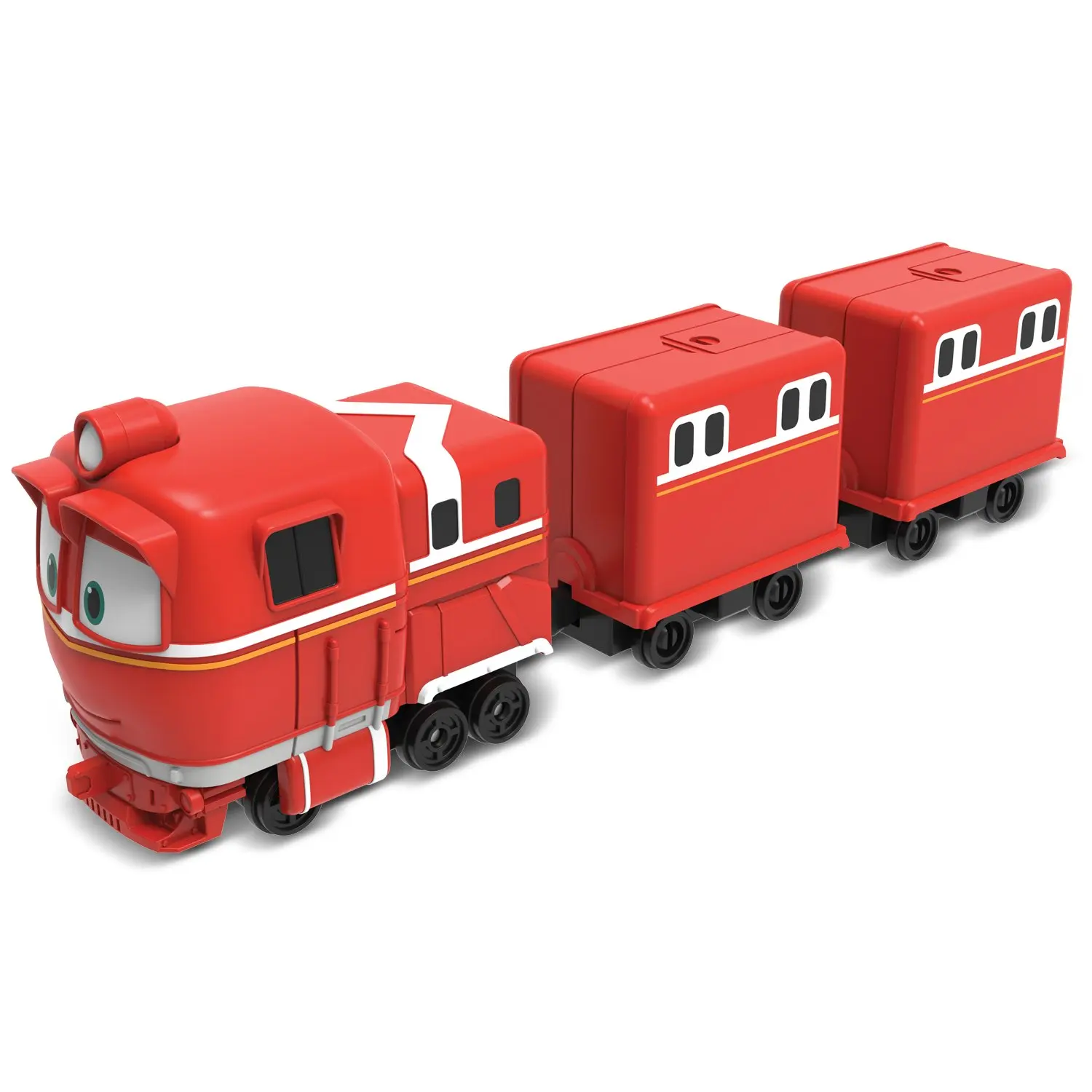 Паровозик Robot Trains с двумя вагонами Альф | Игрушки и хобби