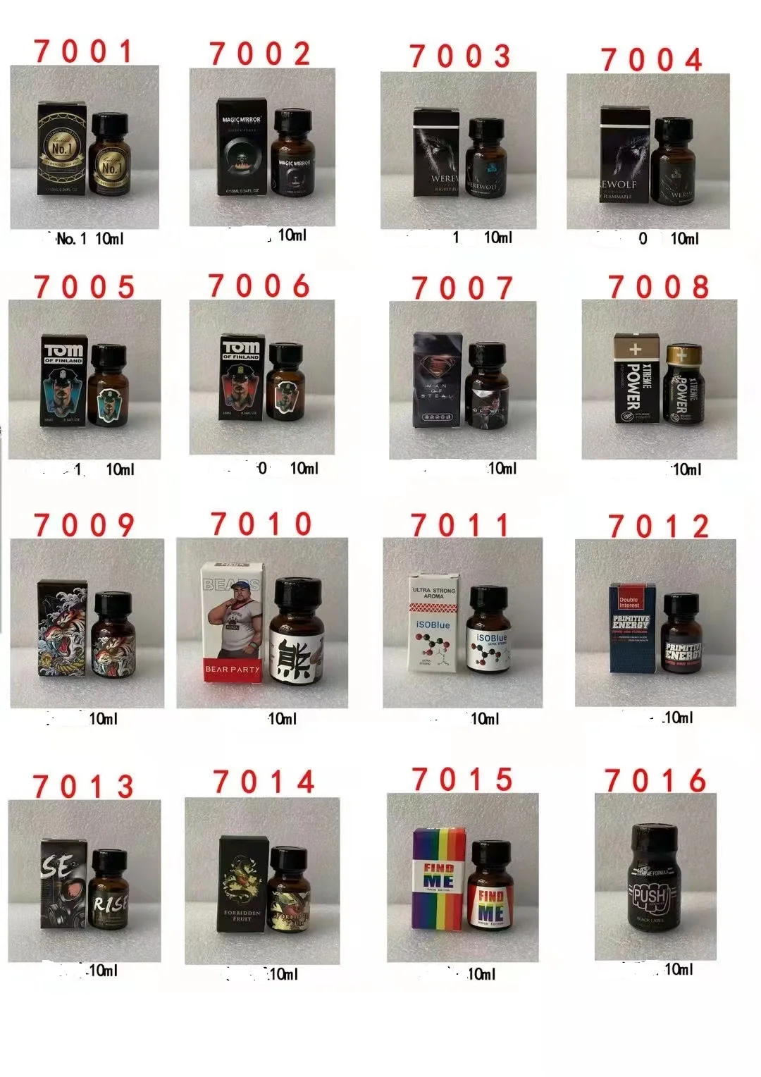 

G&N/PWD Poppers Brand Gay Gift Rush Bottle 10ml
