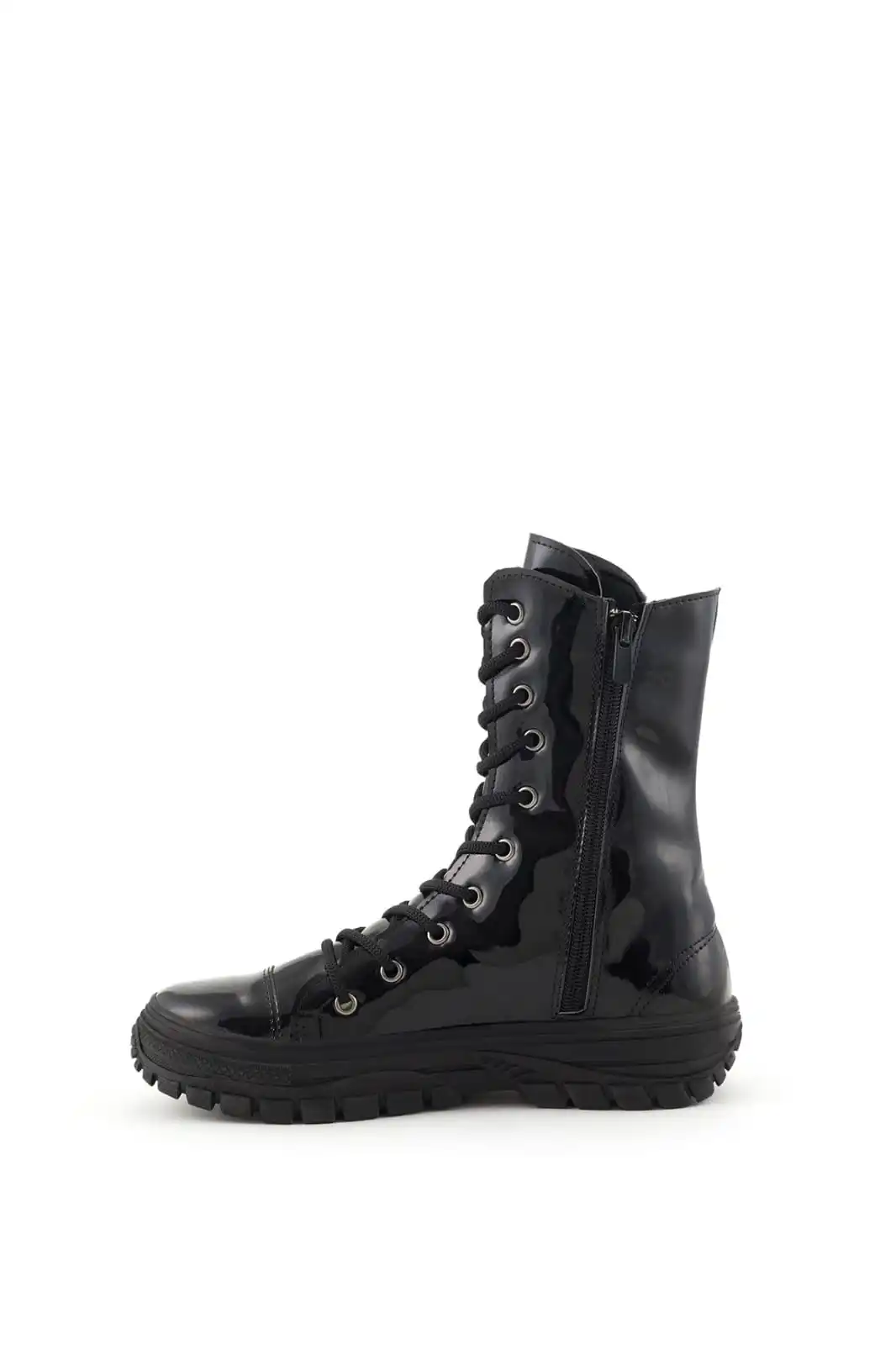 

BLACK JAPANNED LEATHER BAYAN POSTAL