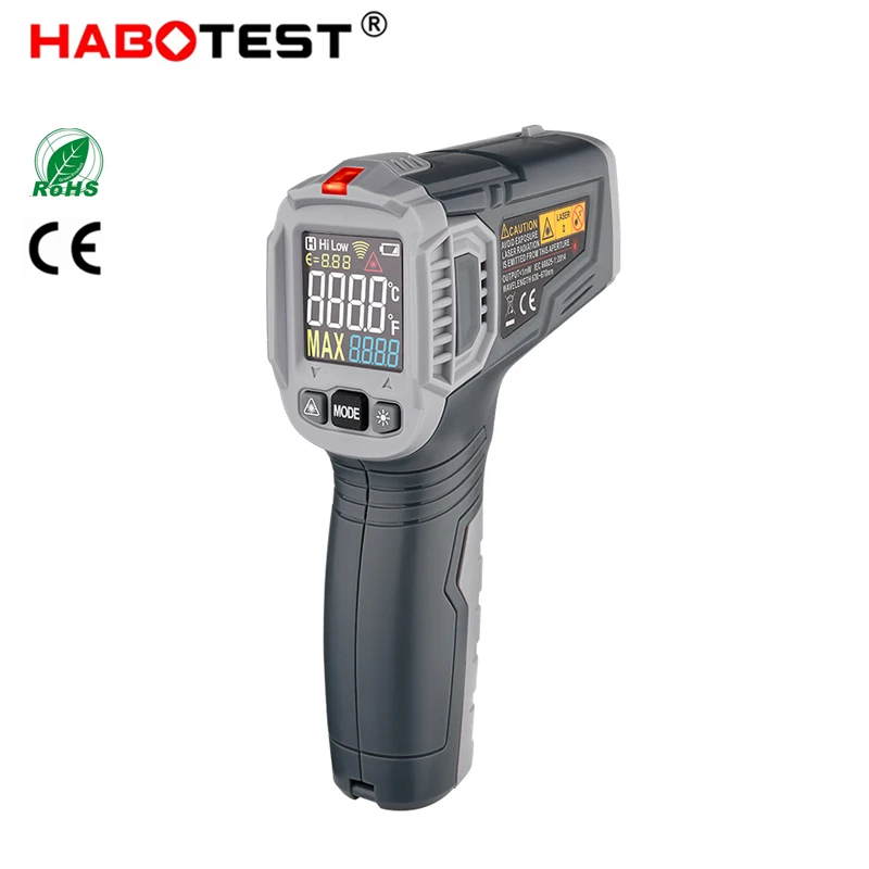 HT650 Digital Non Contact Infrared Thermometer Industry Used Temperature Meter Kitchen Pyrometer IR termometro Light Alarm
HT650 Digital Non Contact Infrared Thermometer Industry Used Temperature Meter Kitchen Pyrometer IR termometro Light Alarm