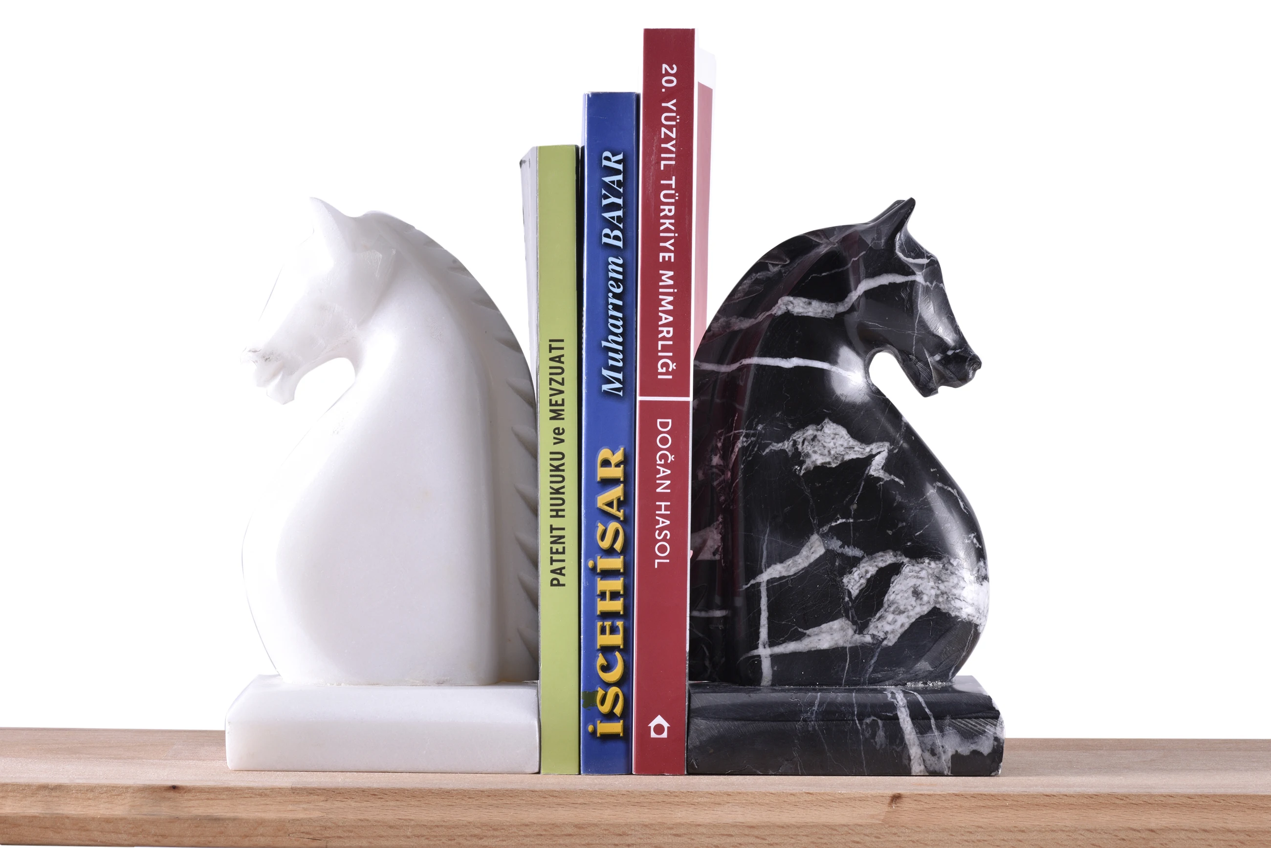 

Original Marble Animal Bookends Desk Organizer Desktop Book Holder School Stationery Office Marble Accessories