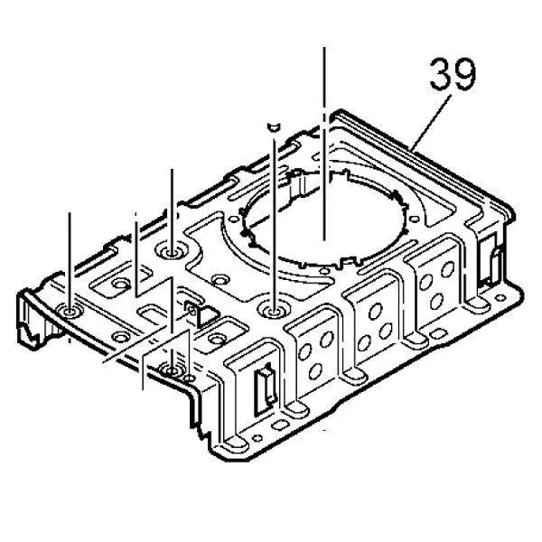Panasonic ADE01E1651 ANGIE Угол для хлебопечи SD-2510 SD-2511 SD-ZB2502 SD-ZB2512 |