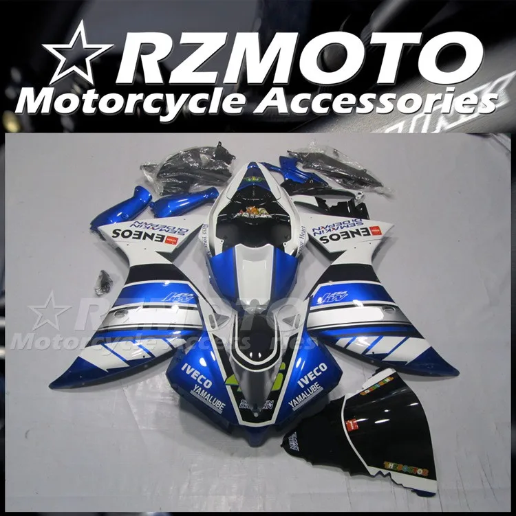 

New ABS Motorcycle Bike Whole Fairings Kit Fit for YAMAHA YZF - R1 2012 2013 2014 12 13 14 Bodywork set Cool Blue