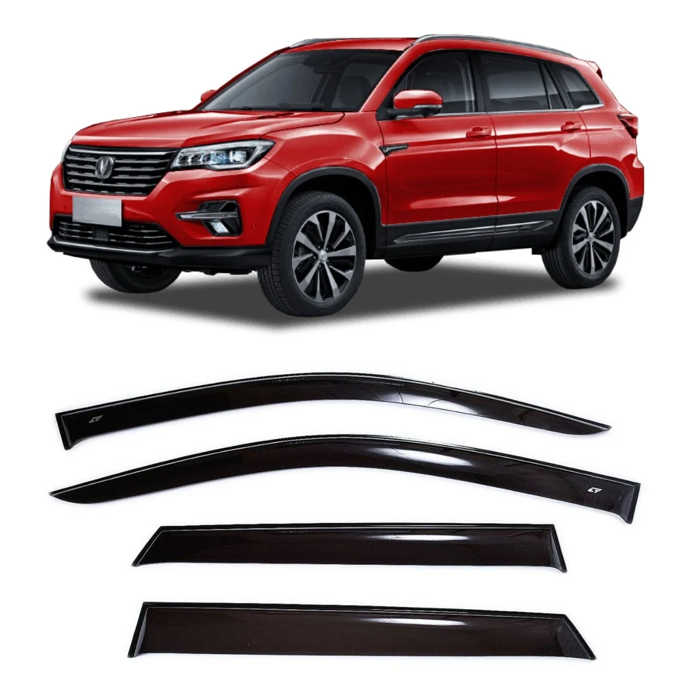Дефлекторы окон Cobra Tuning C60314 на авто Changan CS75 1 l 5d 2014- н.в. 4 шт./комп. ветровики от дождя