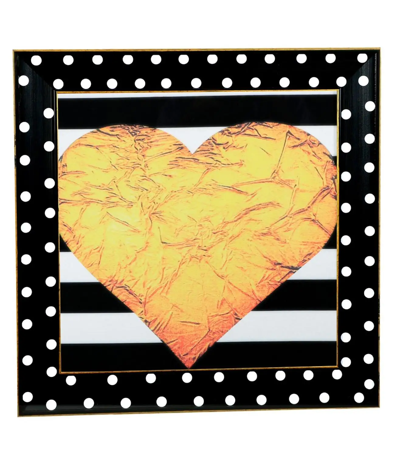 

Canvas Painting Luxury Framed Heart with Glass 51 * 51 cm