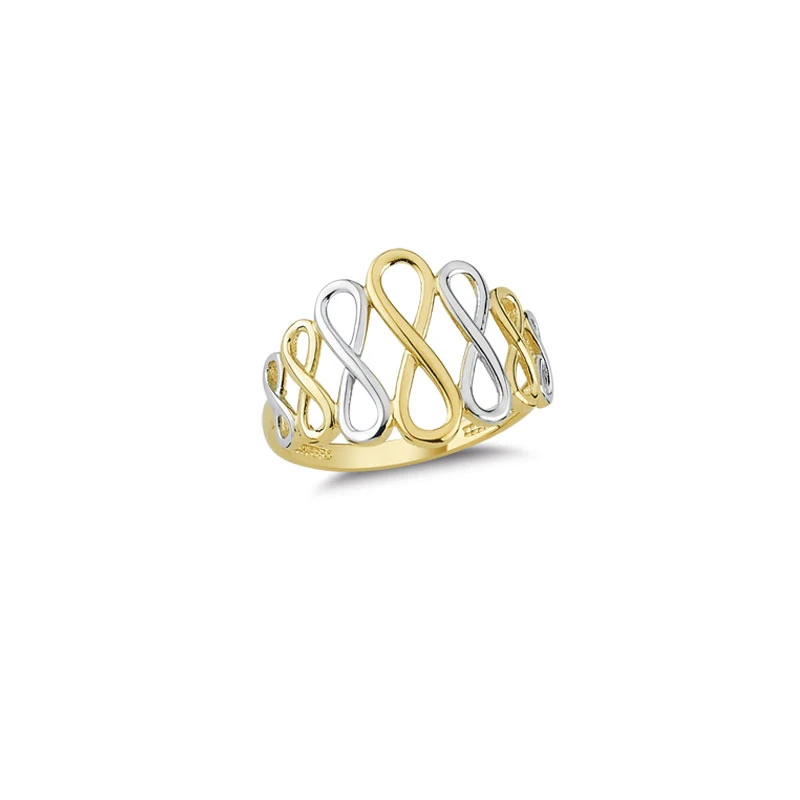 

14K Solid Gold Eternity Ring for Women