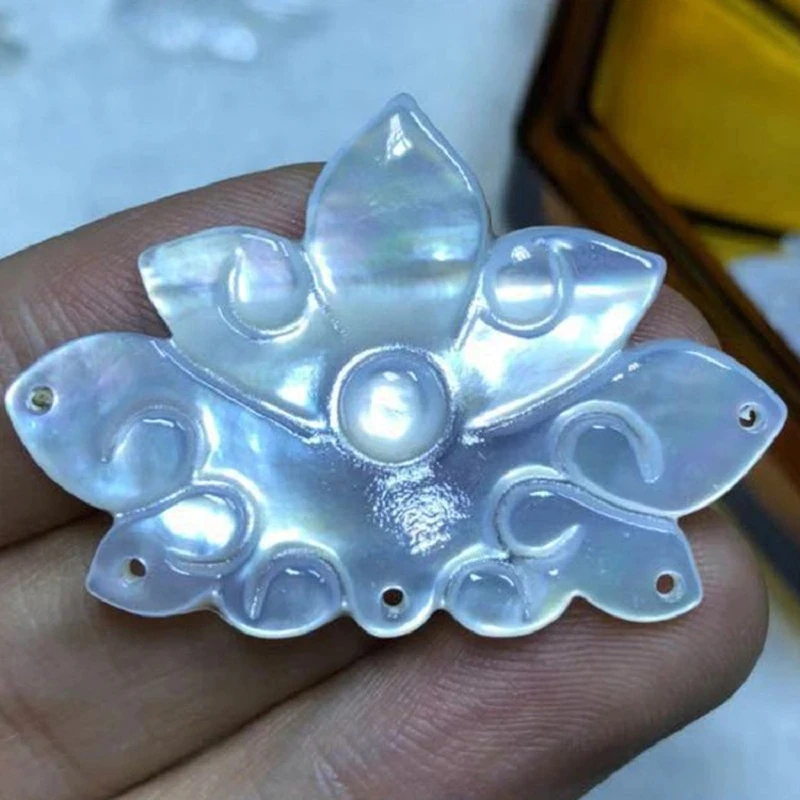 

10PCS 2021New Natural Australian Pearl Seashell Buddha Statue Maitreya Buddha Carving Pendant Shell Buddhist Products Jewelry