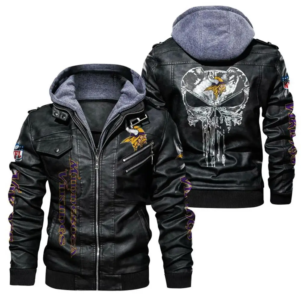 

2022nfl Titans Leather Jacket Fan Pu 32 Team Top Casual Fashion Trend Hoodie Hat Detachable Clothes