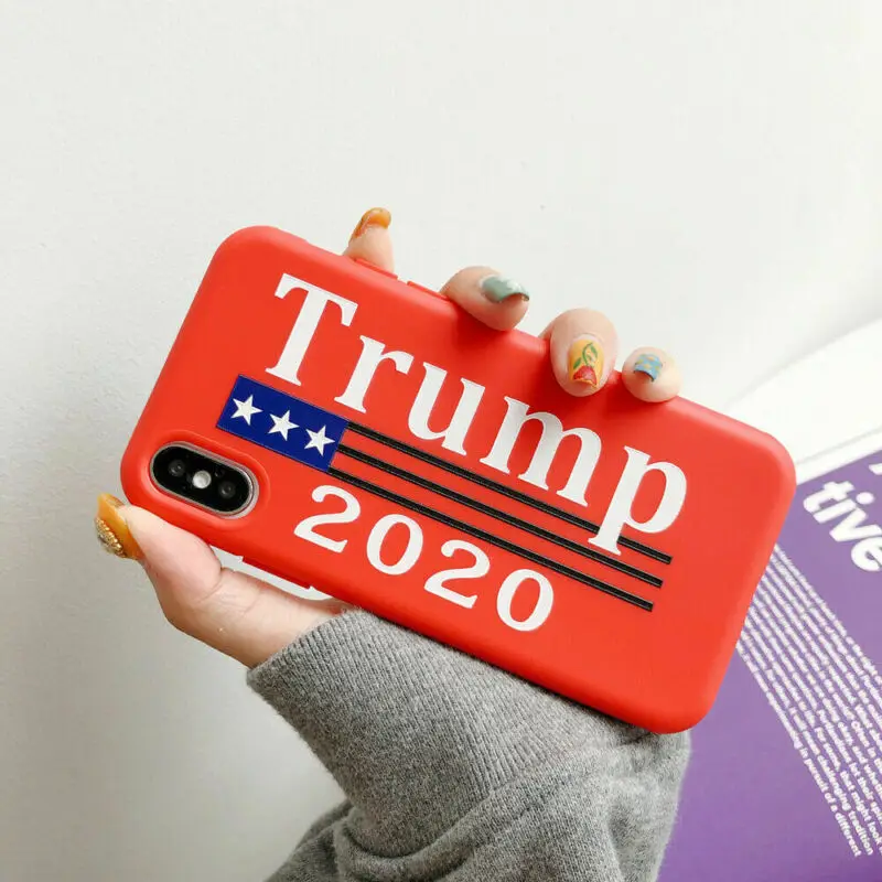 Чехол для телефона Дональд Трамп 2020 подходит iPhone 6s 6Plus 7 8 Plus X чехол 11 | Мобильные