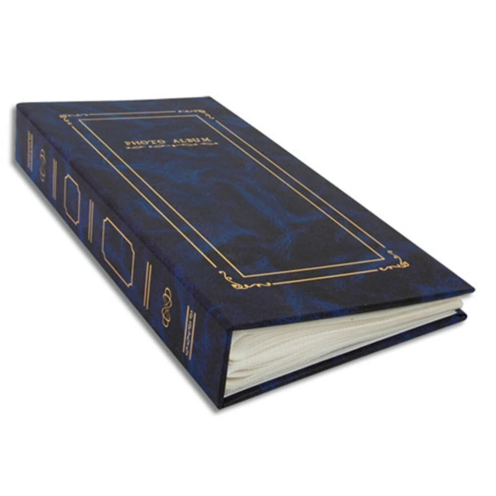 

Sara Ciltbezli Photo Album Blue Burgundy 10*15cm 4 x6inç 300 PCs Capacity Photo Souvenir Storage Album Family Photo Album