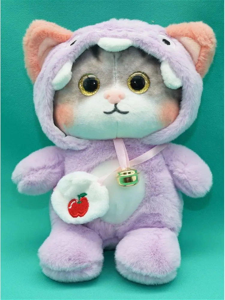 Мягкая игрушка "Котенок в пижаме кигуруми" новинка детская 2022 костюм с животными для детей.