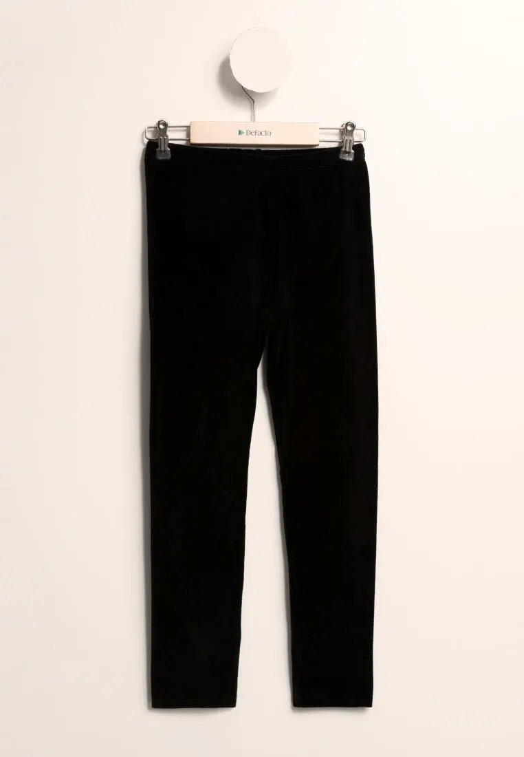 DeFacto/осенние однотонные обтягивающие леггинсы для девочек Эластичные длинные