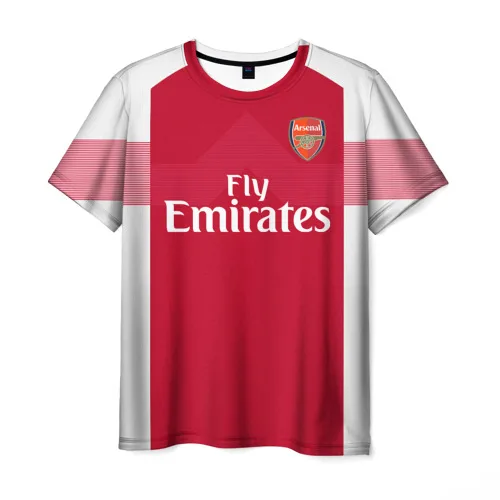 Мужская футболка 3D Aubameyang home 18-19 | одежда
