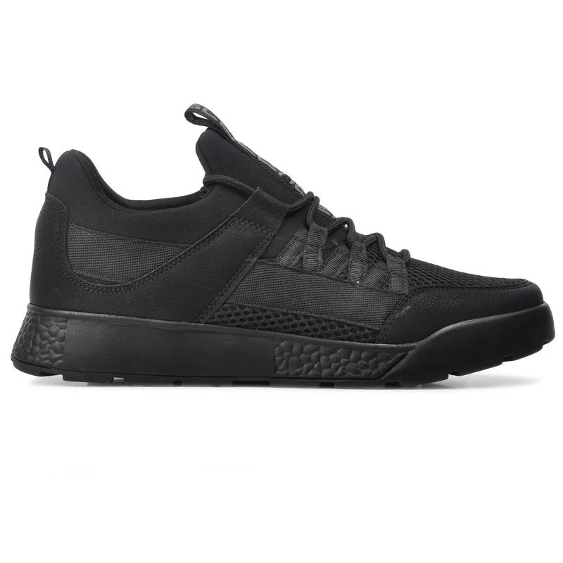 

Sneaker Men's Casual Shoes Sport Black Sole Black Nubuck Color Lace-Up All Seasons Normal Fit High Sole Walking Running Shoes Sport Fashion Comfortable Breathable Lightweight Bestselling Zeber