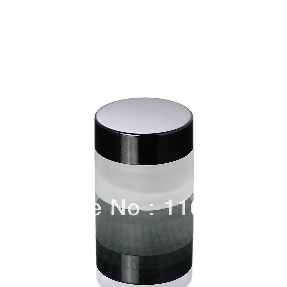 15 г Матовая Стеклянная банка для крема с черной крышкой косметическая | Красота и