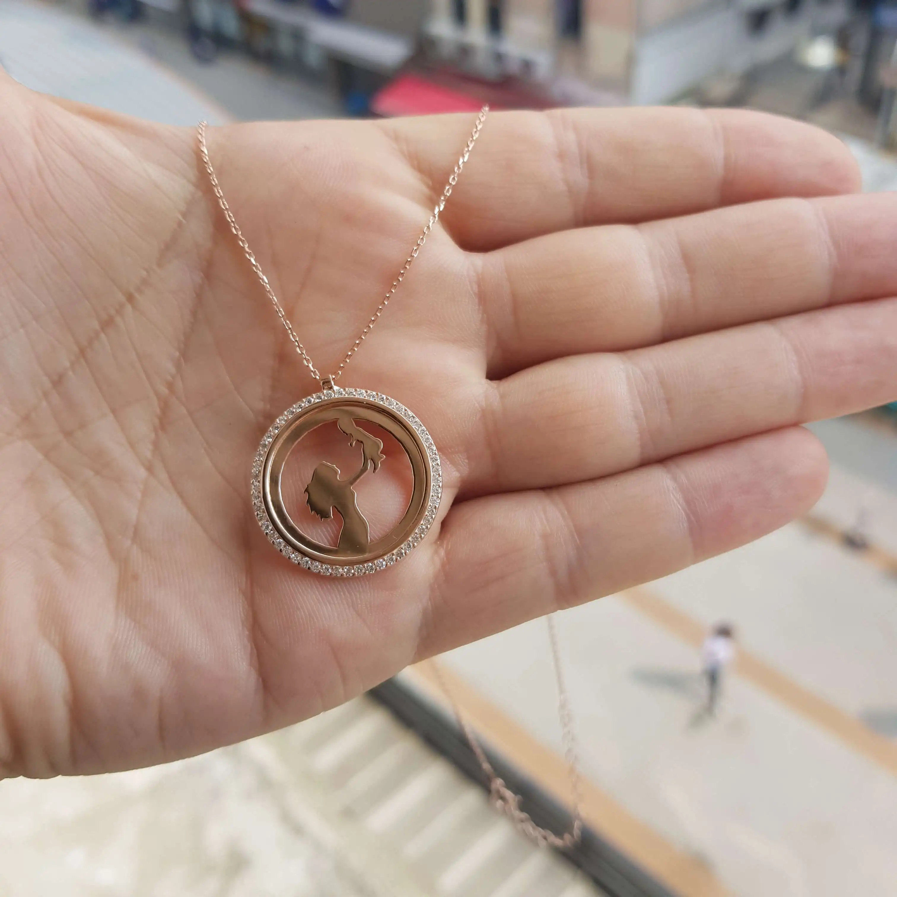 Collier en argent Sterling 925 pour femmes, chaîne élégante, pendentif de luxe, cadeau d'anniversaire