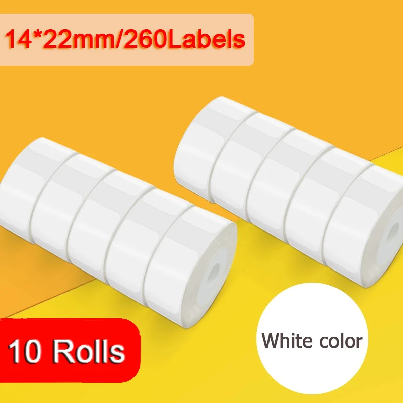 

Niimbot thermal label paper for D11/D110 printer 14x22mm/260Labels Jingchen date self adhesive Supermarket price paper
