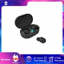 New Cross-Border E6s Smart Digital Display Bluetooth Headset Wireless Sports Mini Headset Stereo In-Ear For iphone Xiaomi Huawei