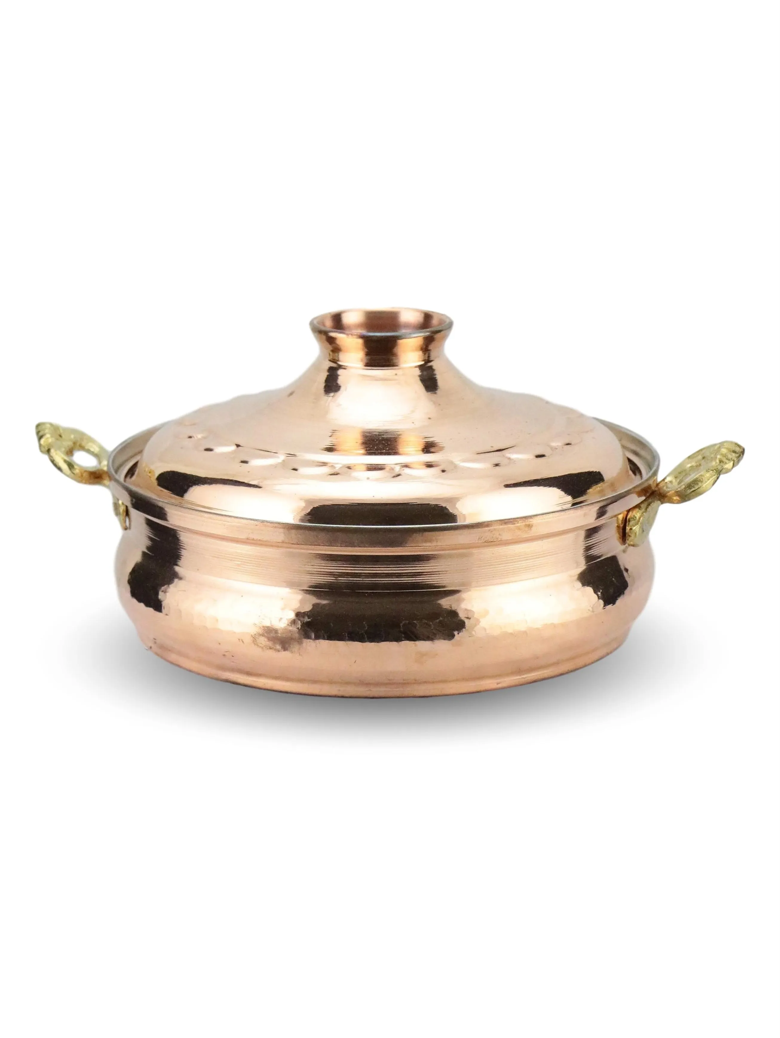 

SONAYCOPPER Turkish Handmade Hammered Pure Copper Rice Pot