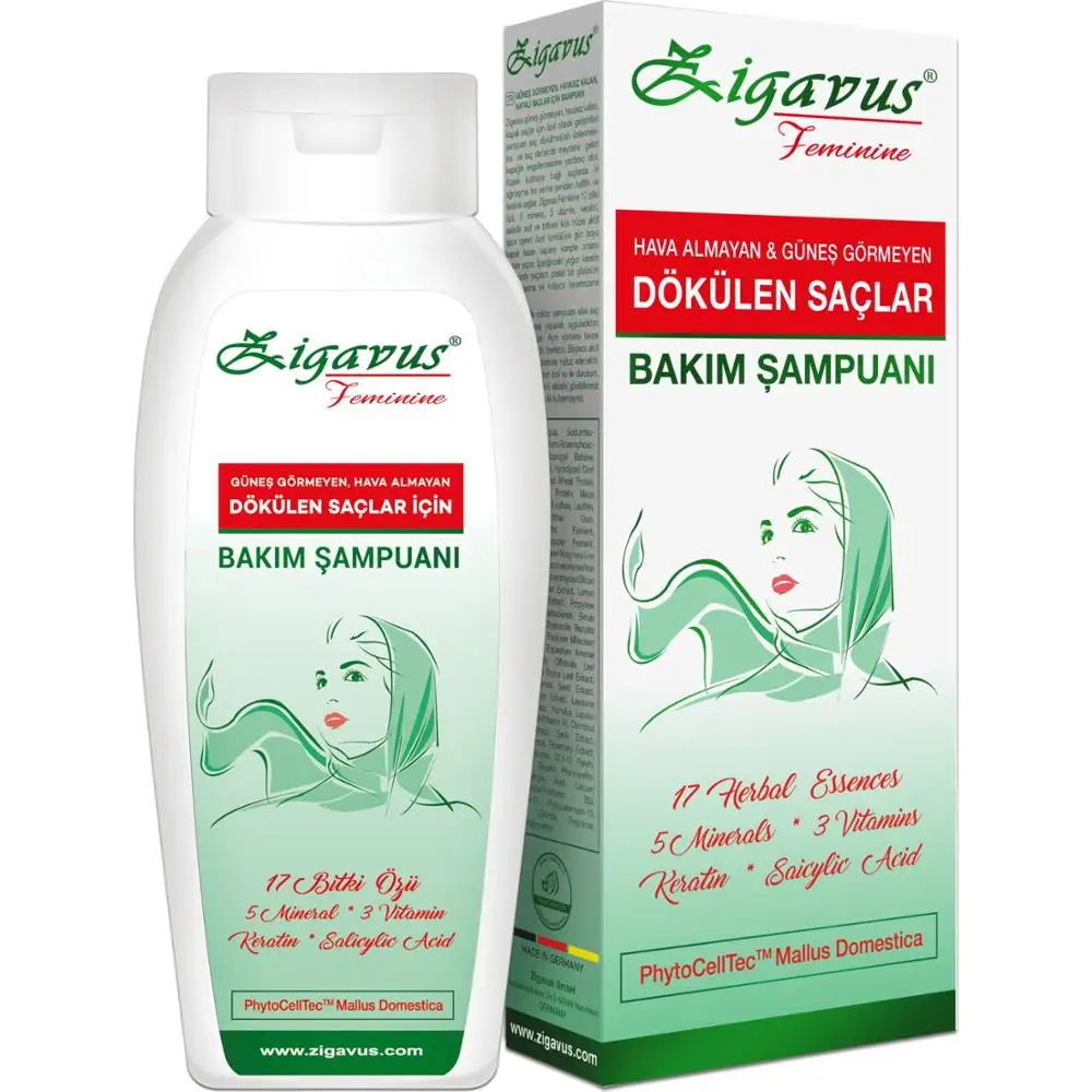 Zigavus Shampoo for Airless Non-sunlight Closed Hair Anti-Hair Loss Treatment Shampoo Hijab Woman Moisturizing Oil-Control