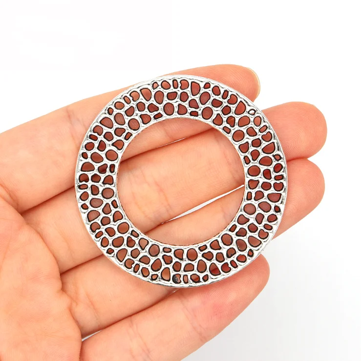 20 штук полый античный серебряный тон/Античная бронзовая подвеска ожерелье