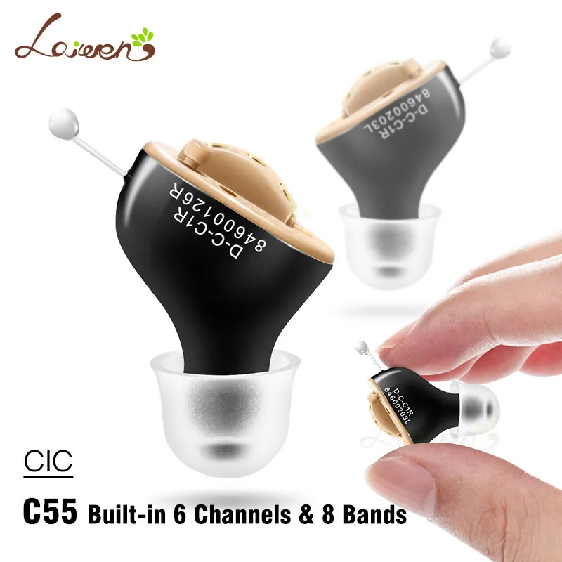 

Hearing Aid Rechargeable CIC Digital Sound Amplifier First Aid Tools Listening Device For Deafness Elderly Severe Loss audifonos