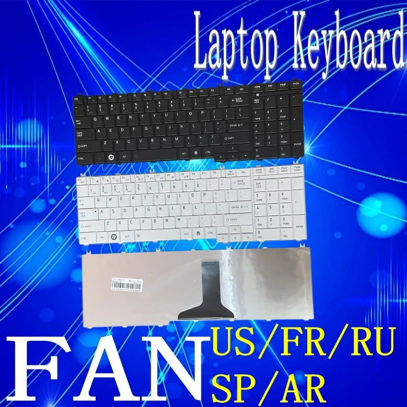 

for Toshiba Satellite laptop keyboard notebook C655 C655D C660 L650 L655 L670 L675 L750 L755