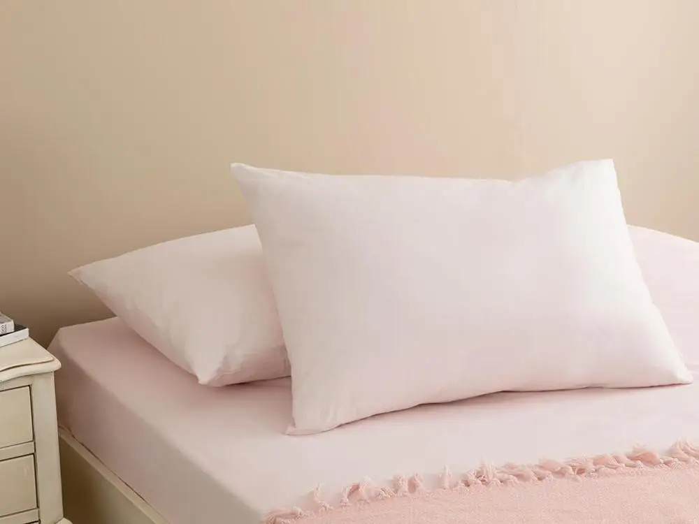 

2 PCs Straight Cotton Pillow cover High Quality Turkish Textile 50 X70cm Urban Beige