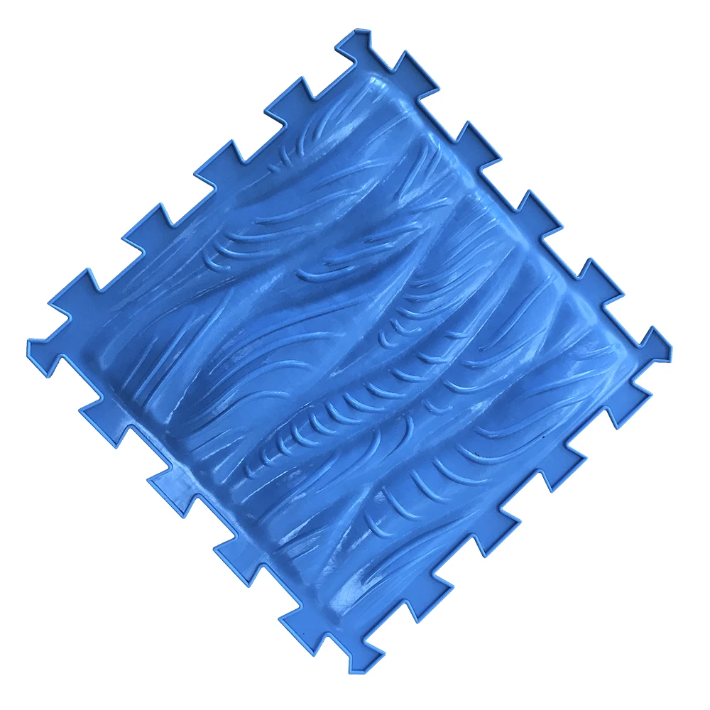 Ортопедический массажный модульный коврик &quotМОРЕ&quot 8 модулей 4 видов из ПВХ и
